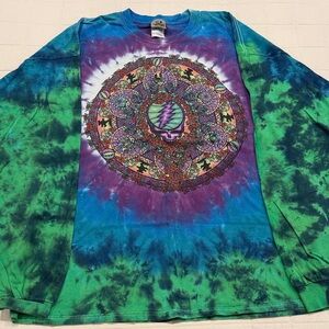 Liquid Blue Tie-Dye Long Sleeve Shirt XXL ”old stock” Celtic Jam shirt
